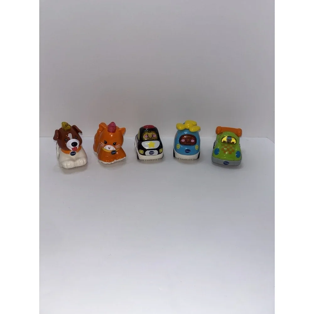 VTech Go Go Smart Wheels and Vehicles & Animals Lot‎ of 5 Lights & Sounds